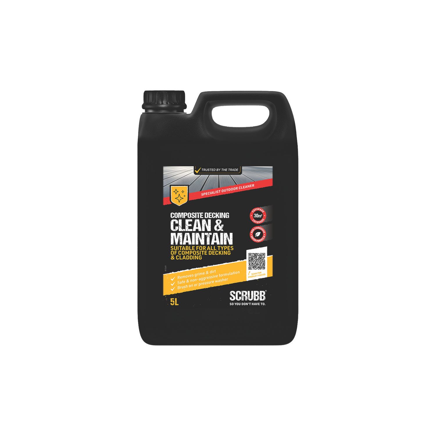 Scrubb Composite Decking & Cladding Cleaner 5Ltr (962EH)