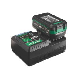 HiKOKI HIKUC36YSL2J 36/18V 4.0/8.0Ah Li-Ion T-PWR Tabless Battery & Superfast Charger Set 3 Pieces
