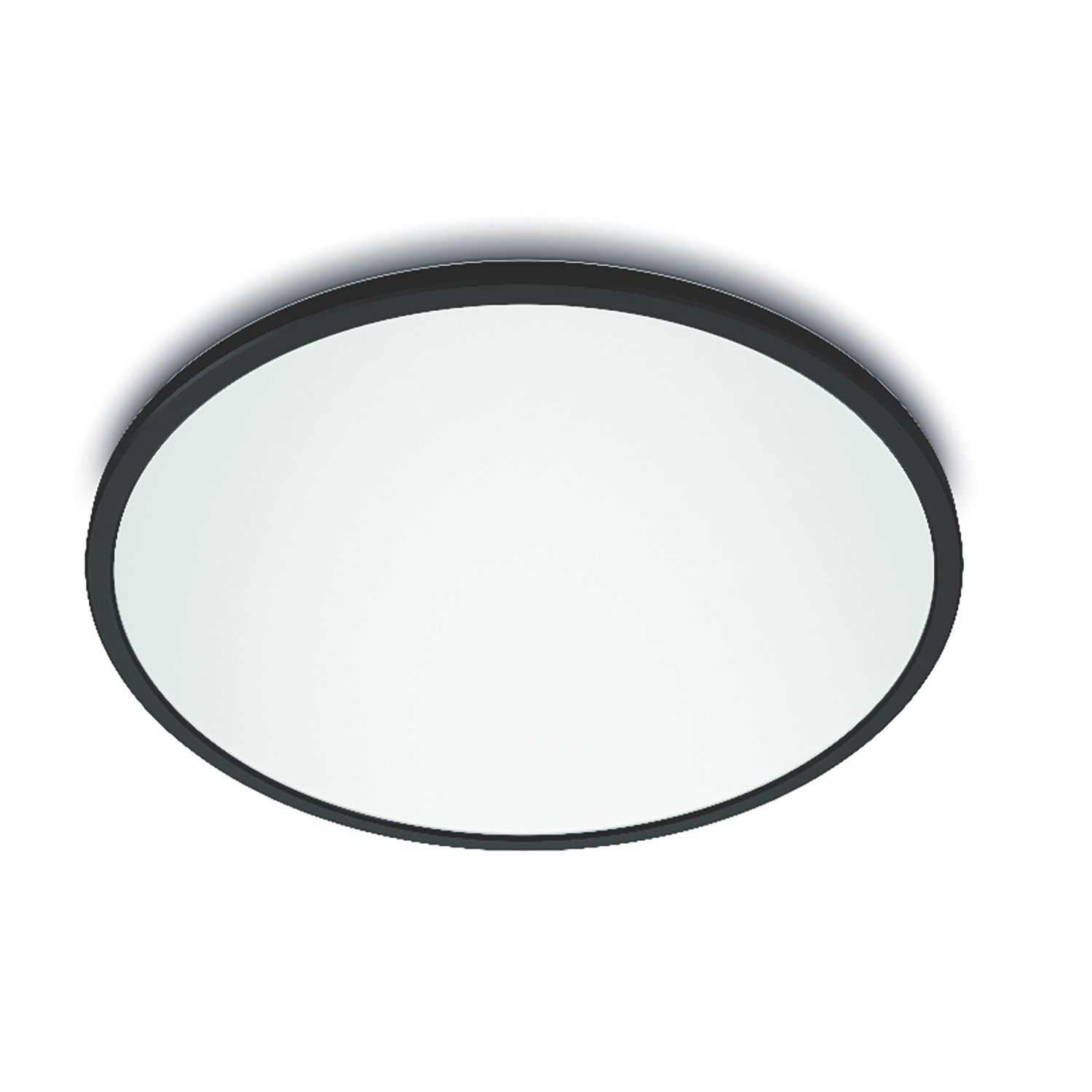 Philips SuperSlim LED Ceiling Light IP20 Black 22W 2000lm (962JA)