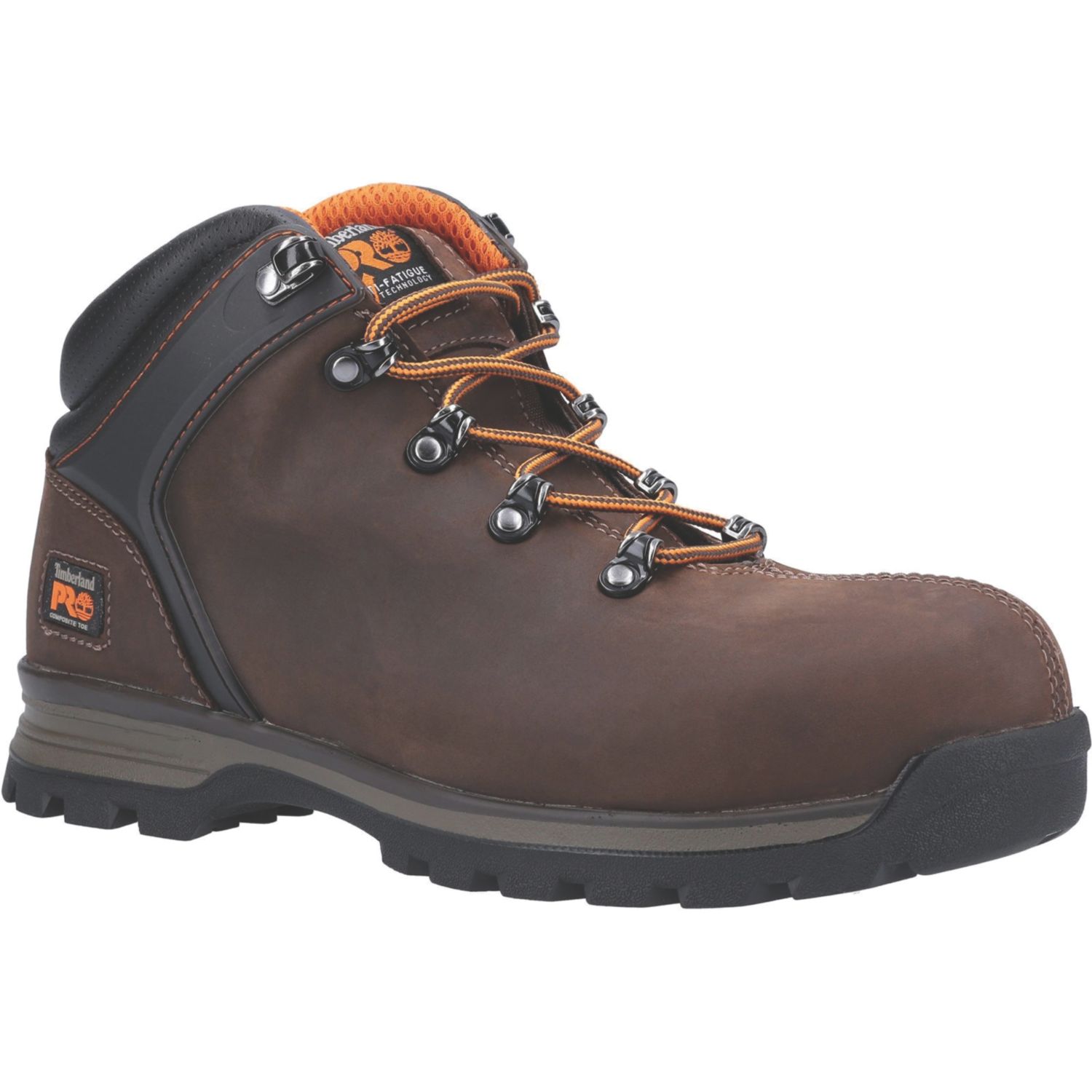 Timberland Pro Splitrock XT Size 14 Brown Water-Resistant Safety Boots (962KE)