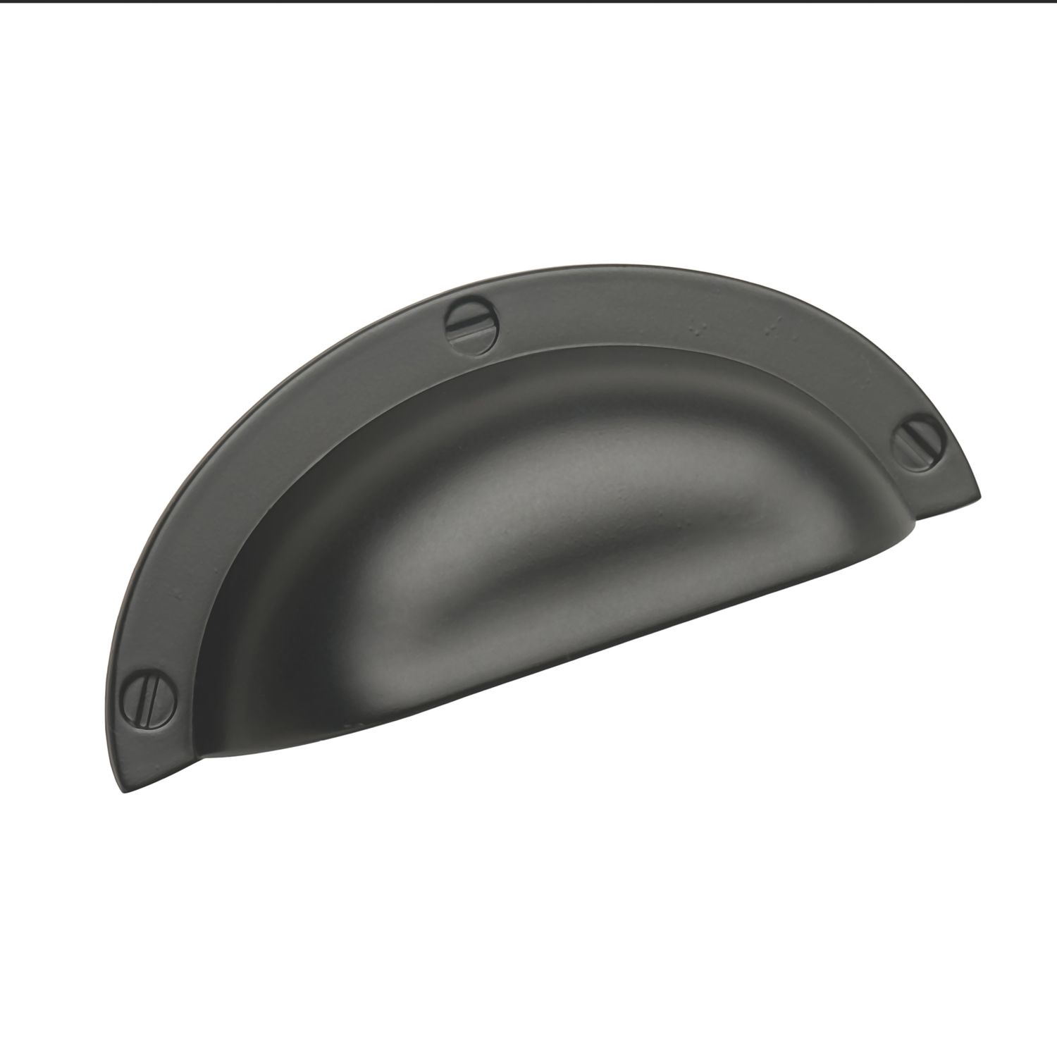 Elite Knobs & Handles Shell Pull Handle Matt Black 94mm (962KK)