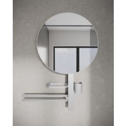 Ideal Standard Alu+ Mirror with Beauty Bar Silver 670mm x 146mm x 817mm