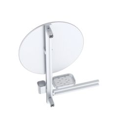 Ideal Standard Alu+ Mirror with Beauty Bar Silver 670mm x 146mm x 817mm