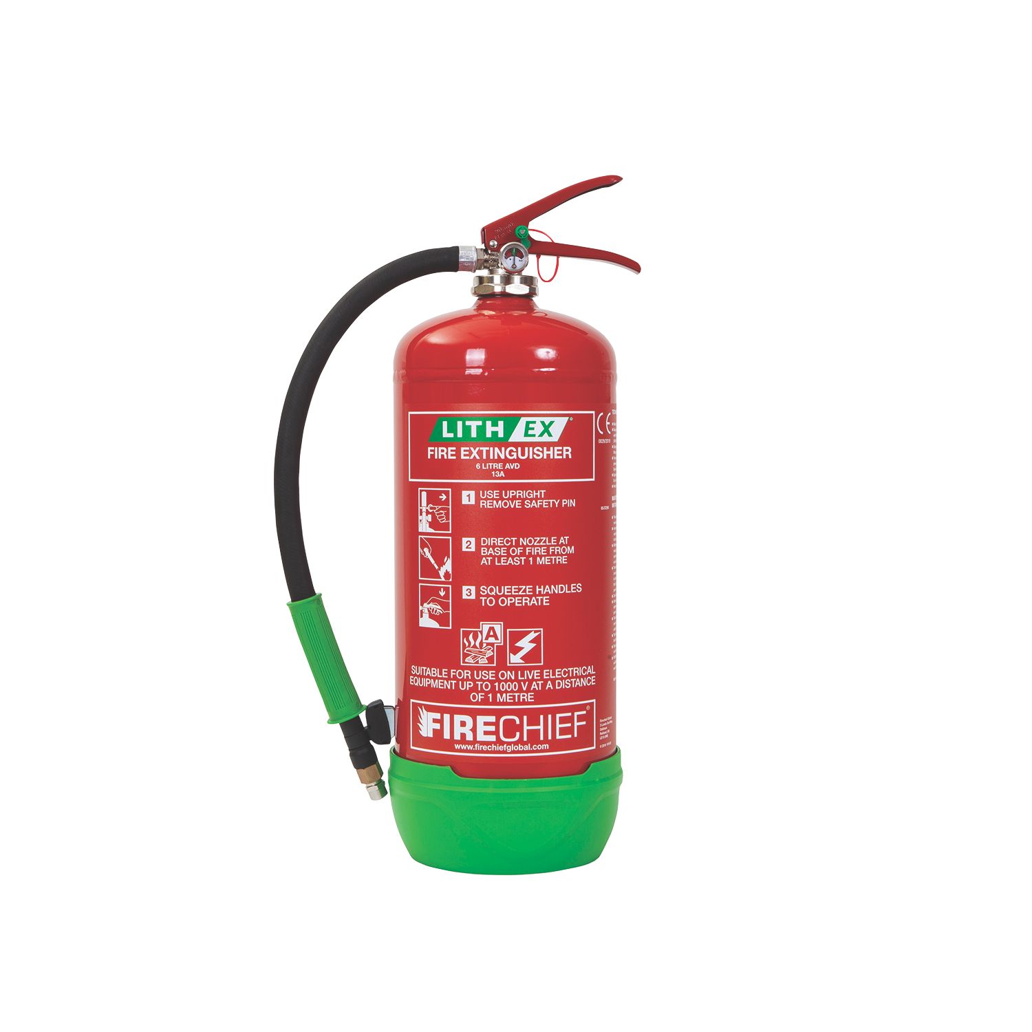 Firechief FLE6 AVD Fire Extinguisher 6Ltr (962PP)