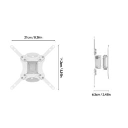 AVF MRL22W Monitor Wall Bracket Swivel & Tilt Up to 43"