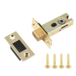 Smith & Locke Brushed Brass Tubular WC Deadbolt 64mm Case - 45mm Backset