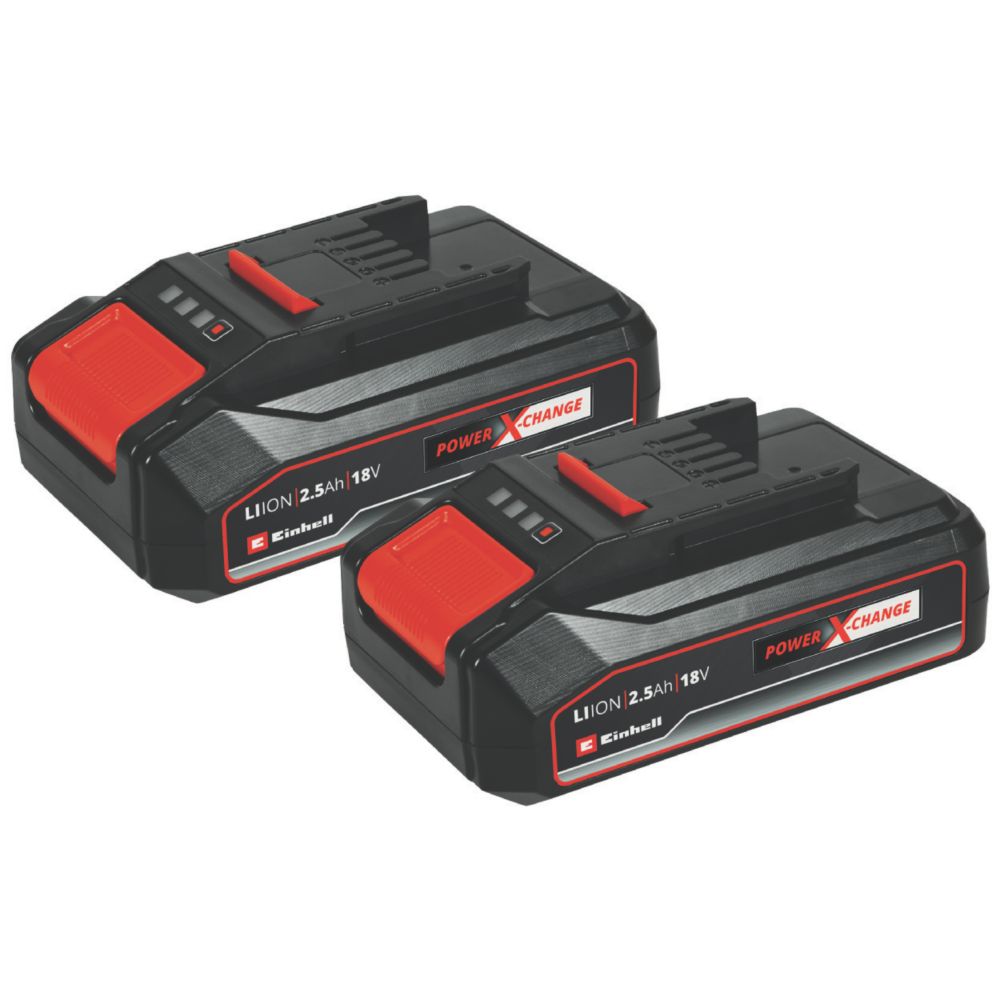 Einhell 18V 5.2Ah Li-Ion Power X-Change Battery 2 Pack - Screwfix