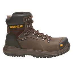CAT Diagnostic 2.0 Size 8  Brown Waterproof Steel Toe Cap Safety Boots