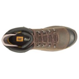 CAT Diagnostic 2.0 Size 8  Brown Waterproof Steel Toe Cap Safety Boots