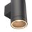 Saxby Palin XL Outdoor Wall Light Black
