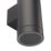 Saxby Palin XL Outdoor Wall Light Black