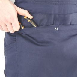 Site Stoian Bib & Brace Navy X Large 36" W 32" L