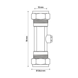 Flomasta Double Check Valve 15mm