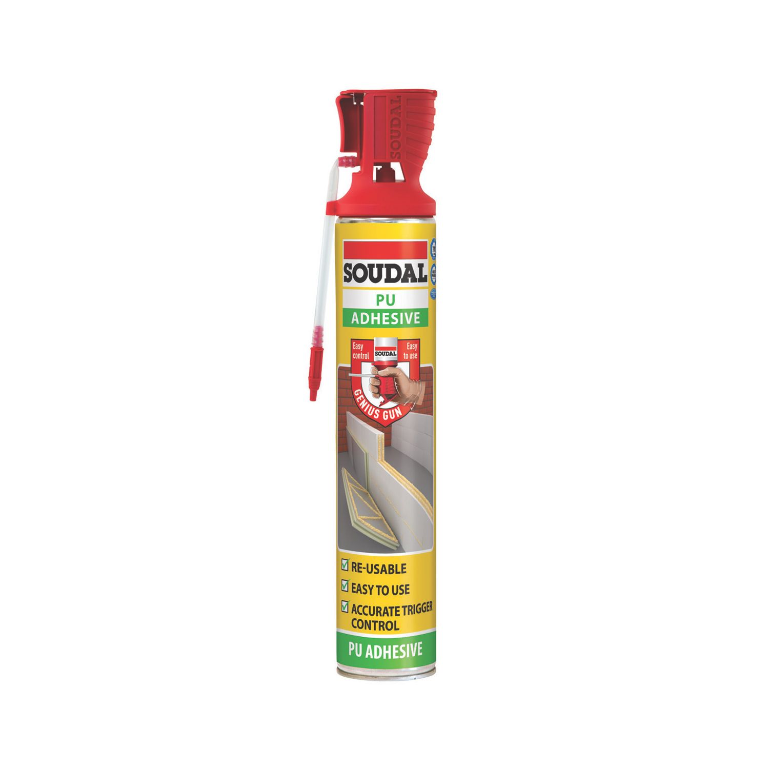 Soudal Adhesive Foam Hand-Held 750ml (9633H)