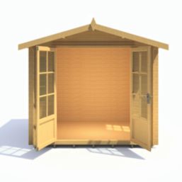 Shire Barnsdale 8' x 8' (Nominal) Apex Timber Log Cabin