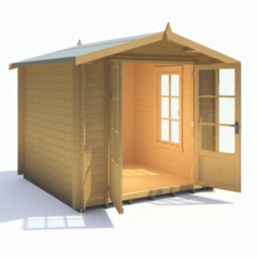 Shire Barnsdale 8' x 8' (Nominal) Apex Timber Log Cabin