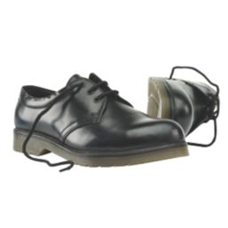 Sterling Steel Cushion Sole   Safety Shoes Black Size 6