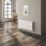 Reina Casina Single 600mm x 470mm 1230BTU White Vertical Designer Radiator