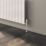 Reina Casina Single 600mm x 470mm 1230BTU White Vertical Designer Radiator
