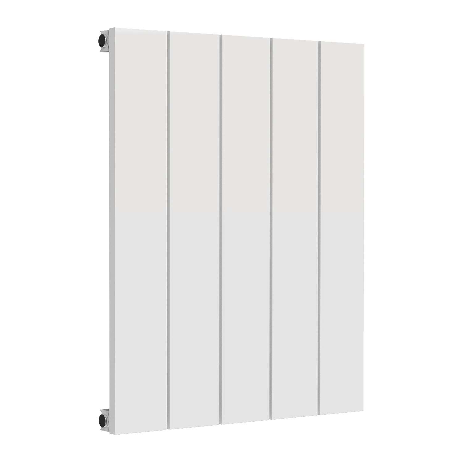 Reina Casina Single 600mm x 470mm 1230BTU White Vertical Designer Radiator (963EE)