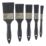 Flat Paint Brush 5 Piece Set