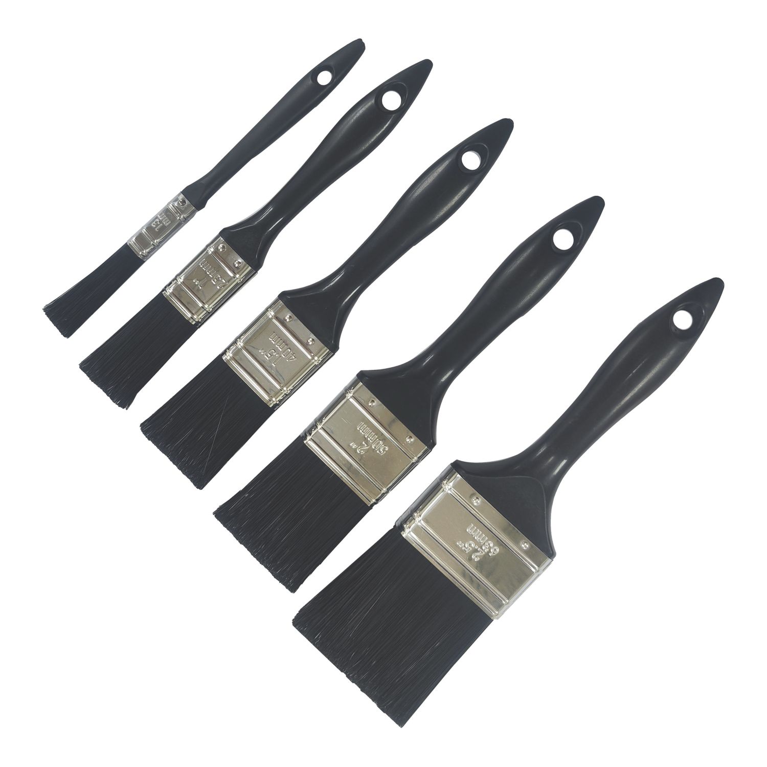 Flat Paint Brush 5 Piece Set (963FM)