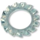 Easyfix Steel Shakeproof Washers M6 x 0.7mm 100 Pack