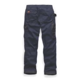 Scruffs Worker Plus Work Trousers Navy/Black 34