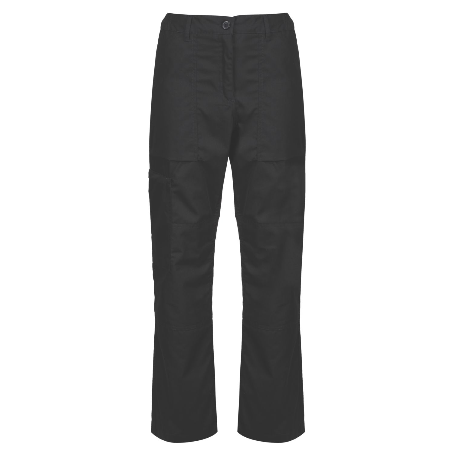 Regatta Action Womens Work Trousers Black Size 12 29" L (963HY)