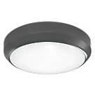 4lite  LED Wall/Ceiling Light with Microwave Sensor Graphite 13W 1300lm