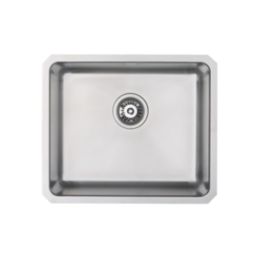 Metis  Sand Kitchen Worktop with 1 Bowl Stainless Steel Sink 3050mm x 620mm x 15mm