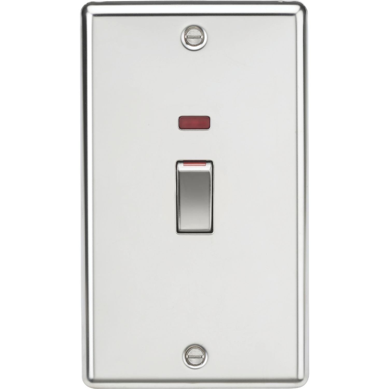 Knightsbridge 45A 2-Gang DP Control Switch Polished Chrome with LED (963TX)