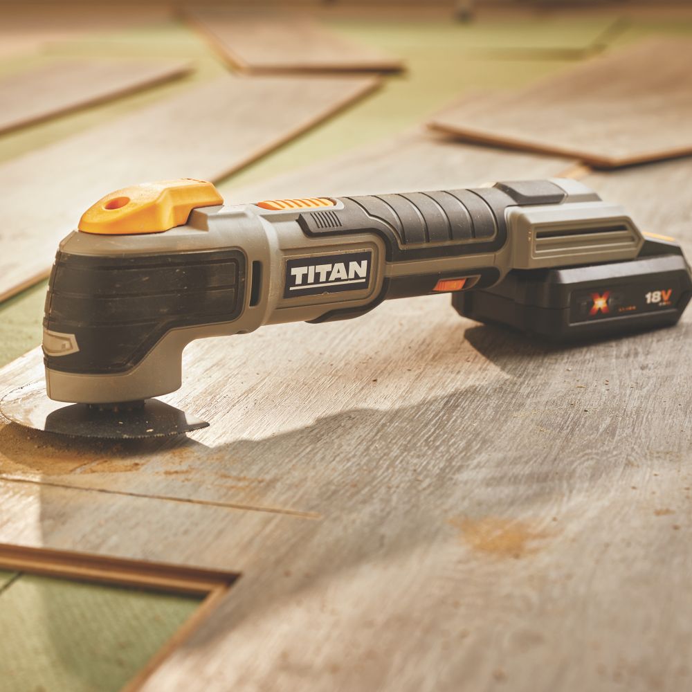 Titan TTI882MLT 18V Li-Ion TXP Cordless Multi-Tool - Bare - Screwfix