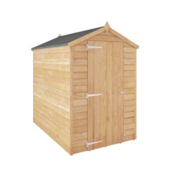 Mercia Value Windowless 4' x 6' (Nominal) Apex Overlap Timber Shed