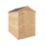 Mercia Value Windowless 4' x 6' (Nominal) Apex Overlap Timber Shed