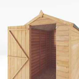 Mercia Value Windowless 4' x 6' (Nominal) Apex Overlap Timber Shed