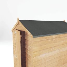 Mercia Value Windowless 4' x 6' (Nominal) Apex Overlap Timber Shed