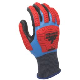 MCR Safety IP1071ND Cut & Impact Resistant Gloves Black/Blue/Red X Large