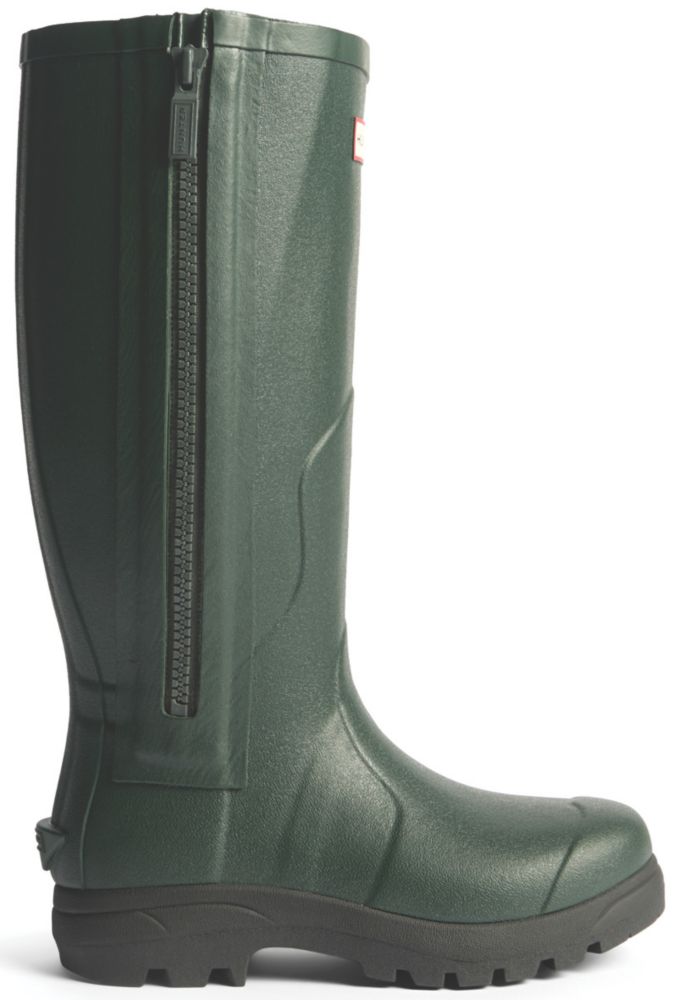 Hunter Balmoral MK II Full Zip Boot Size 13 Olive Non Safety