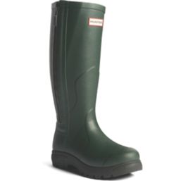 Hunter Balmoral MK II Full Zip Boot Size 13  Olive Non Safety Wellies