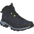 Hi-Tec Infuse Mid Size 9  Black / Lime Waterproof  Non Safety Work Boots