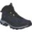 Hi-Tec Infuse Mid Size 9  Black / Lime Waterproof  Non Safety Work Boots
