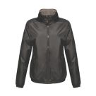 Regatta Dover Womens Fleece-Lined Waterproof Jacket Black Size 14
