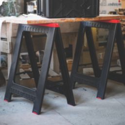 Forge Steel  Saw Horses 415mm Pair