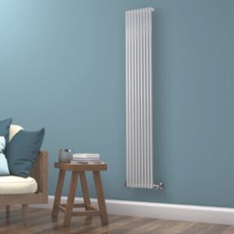 Towelrads Iridio 1800mm x 300mm 2310BTU White Vertical Designer Radiator