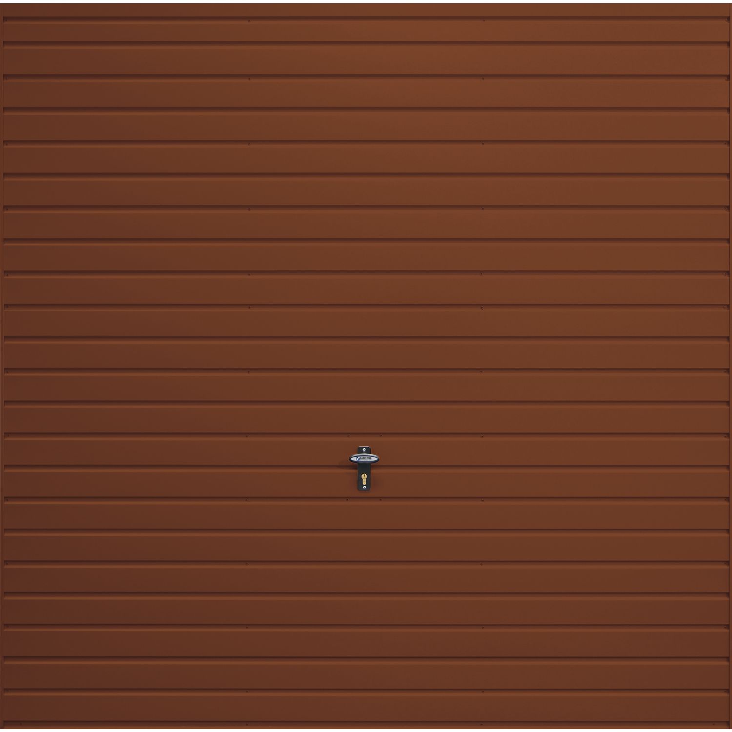 Gliderol Horizontal 7' x 7' Non-Insulated Framed Steel Up & Over Garage Door Clay Brown (964VR)