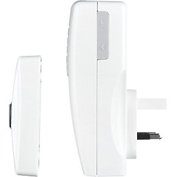 Masterplug Home Plug-In Wireless Door Chime Kit White