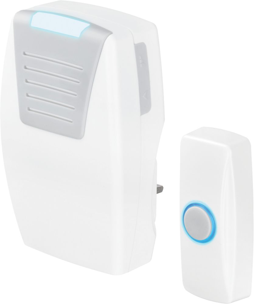 Masterplug Home Plug-In Wireless Door Chime Kit White