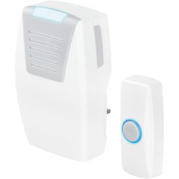 Masterplug Home Plug-In Wireless Door Chime Kit White