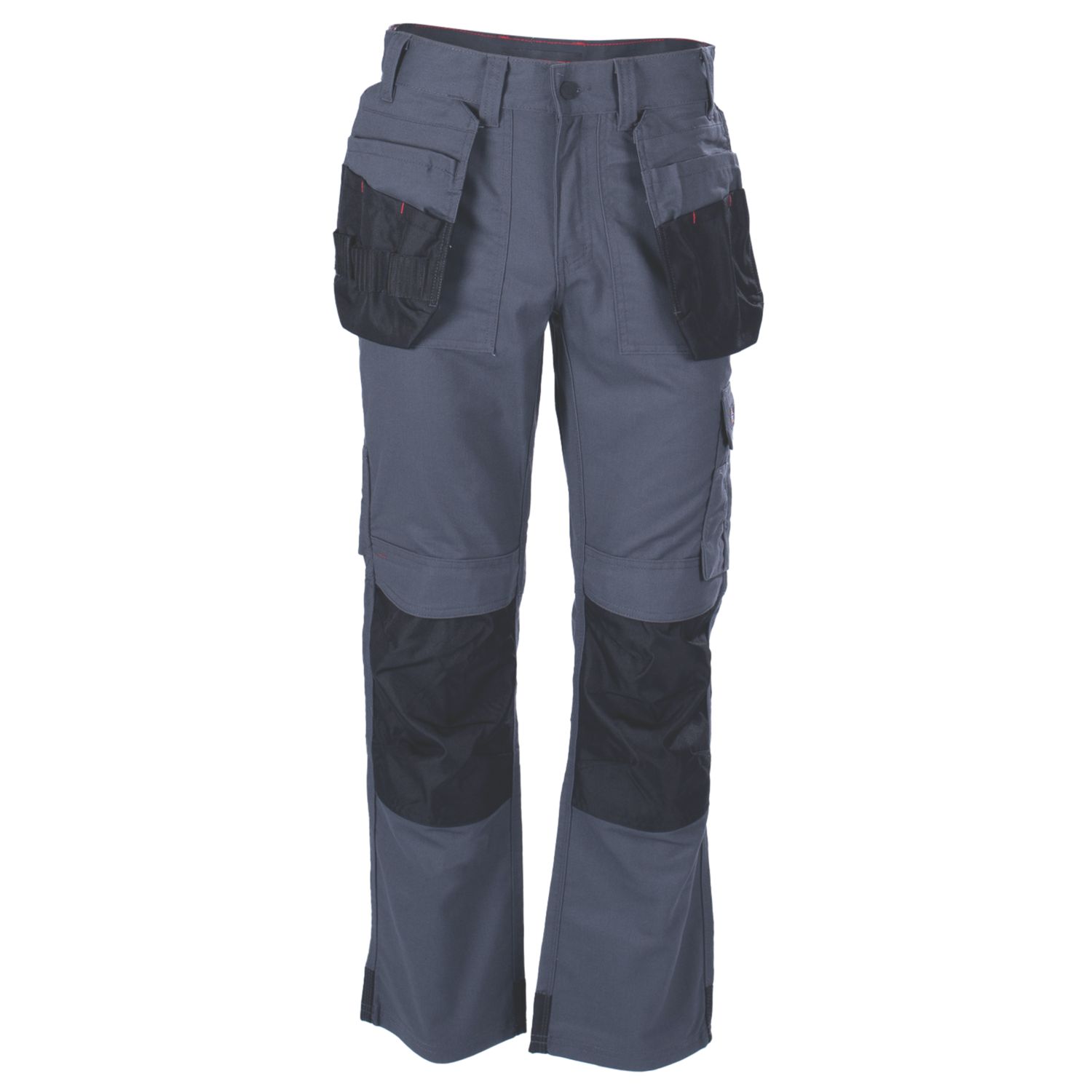 Dickies Multi Pocket Utility Work Trousers Charcoal 32" W 30" L (964XK)